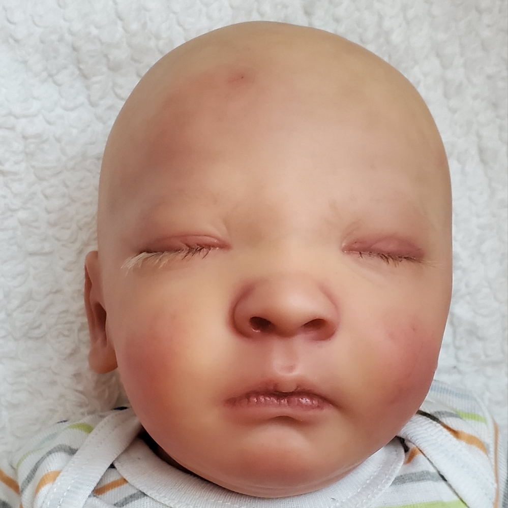 Artist painted reborn baby boy